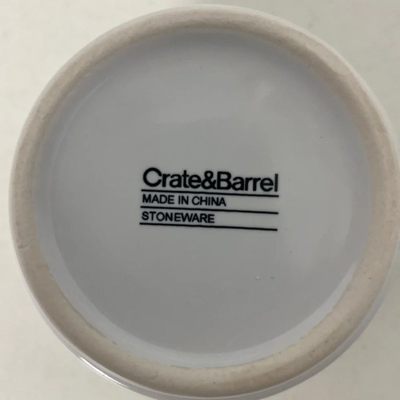 Crate & Barrel Pick Me Up Set of 6 Stackable Coffee Mugs Orange Green Yellow - Picture 4 of 7